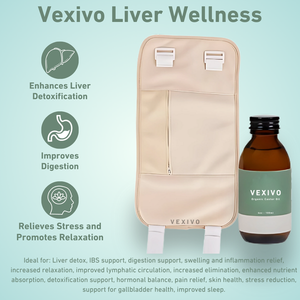 Vexivo Liver Wellness Pack (Wrap + Castor Oil)